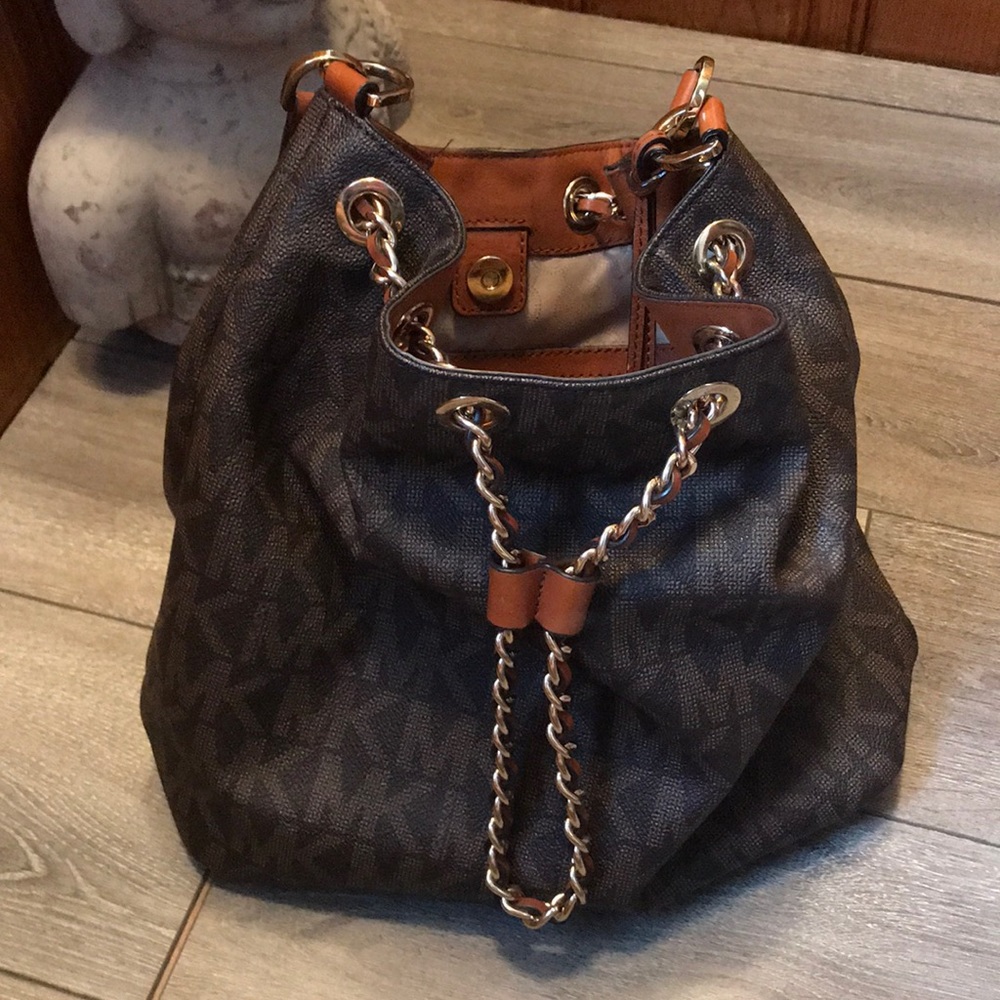 Michael Kors Brown Bucket Purse